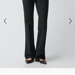 Theory Black Slim Wool Trousers NWT